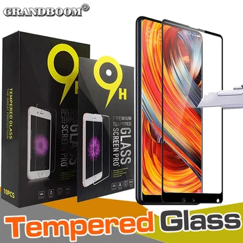 

50pcs Anti-knock Tempered Glass For Xiaomi Mi 9 Pro 9X 9T 8 SE A3 Lite CC9 CC9E Guard Full Screen Protector with Black Package