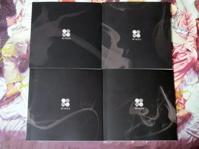 

BTS autographed 2016 2nd album WINGS CD+photobook korean version 10.2016 01