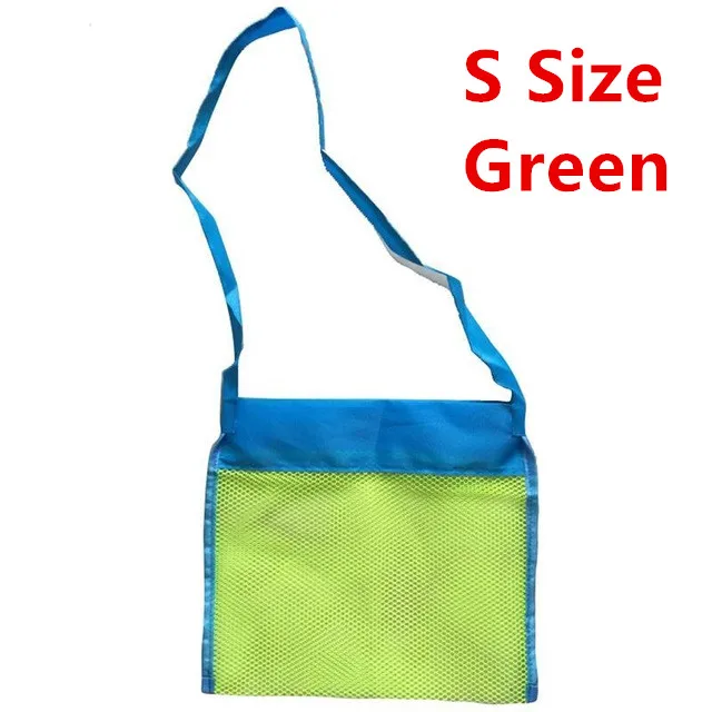 S size green Mommy Baby пляжные сумки пляжная сумка переносная Сетчатая Сумка органайзер хранение детских игрушек сумка Коллекционная сумка Сумка Пляжная Сумка - Цвет: S size green