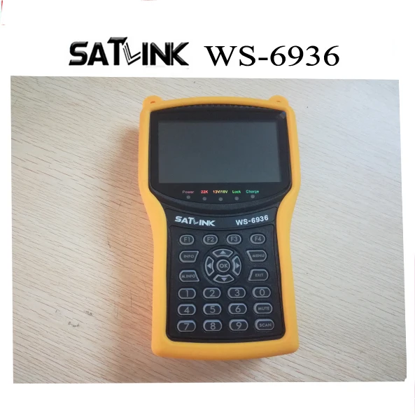 [Подлинный] Satlink WS-6936 DVB-T и DVB-S комбо метр с измеритель спектра Satlink 6936 ws6936 метр 6936 finder