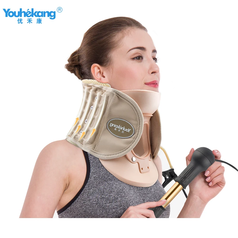 Youhekang Air Neck Traction I Inflatable Cervical Collar Neck Stretching Devices Neck Collar Cervical Traction Support Brace