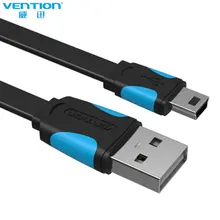 VENTION Date Cable USB 2.0 Male To Mini USB Cable Sync Charger Cables For MP3 MP4 Camera Mobile Phone High Speed Flat Line