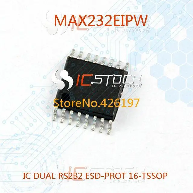 Free Shipping MAX232EIPW IC DUAL RS232 ESD PROT 16 TSSOP 232 MAX232