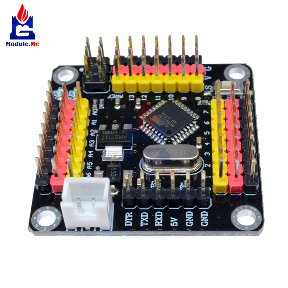 DM сильная серия Atmega328 модуль контроллера Pro Mini 5 в 16 МГц плата 5 В для Arduino Atmega328p микроконтроллер Diy Kit I/O контакты