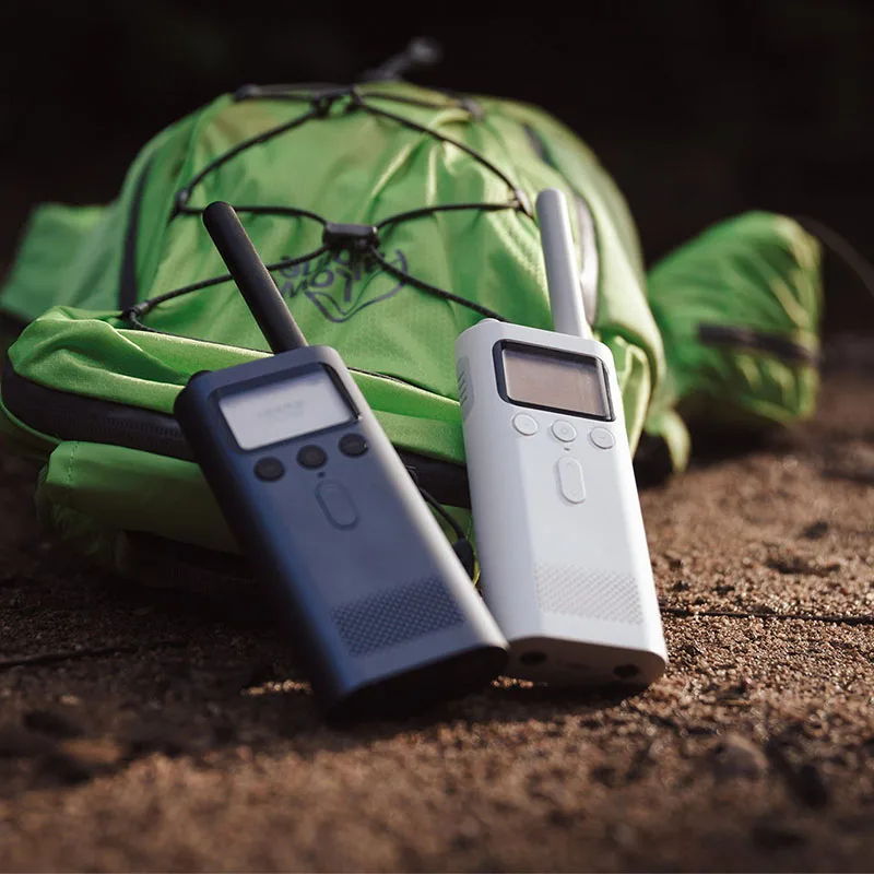 Оригинальная рация Xiaomi Mijia Walkie Talkie 8 Days Standby Bluetooth 4 0 с FM радио гарнитура разговор