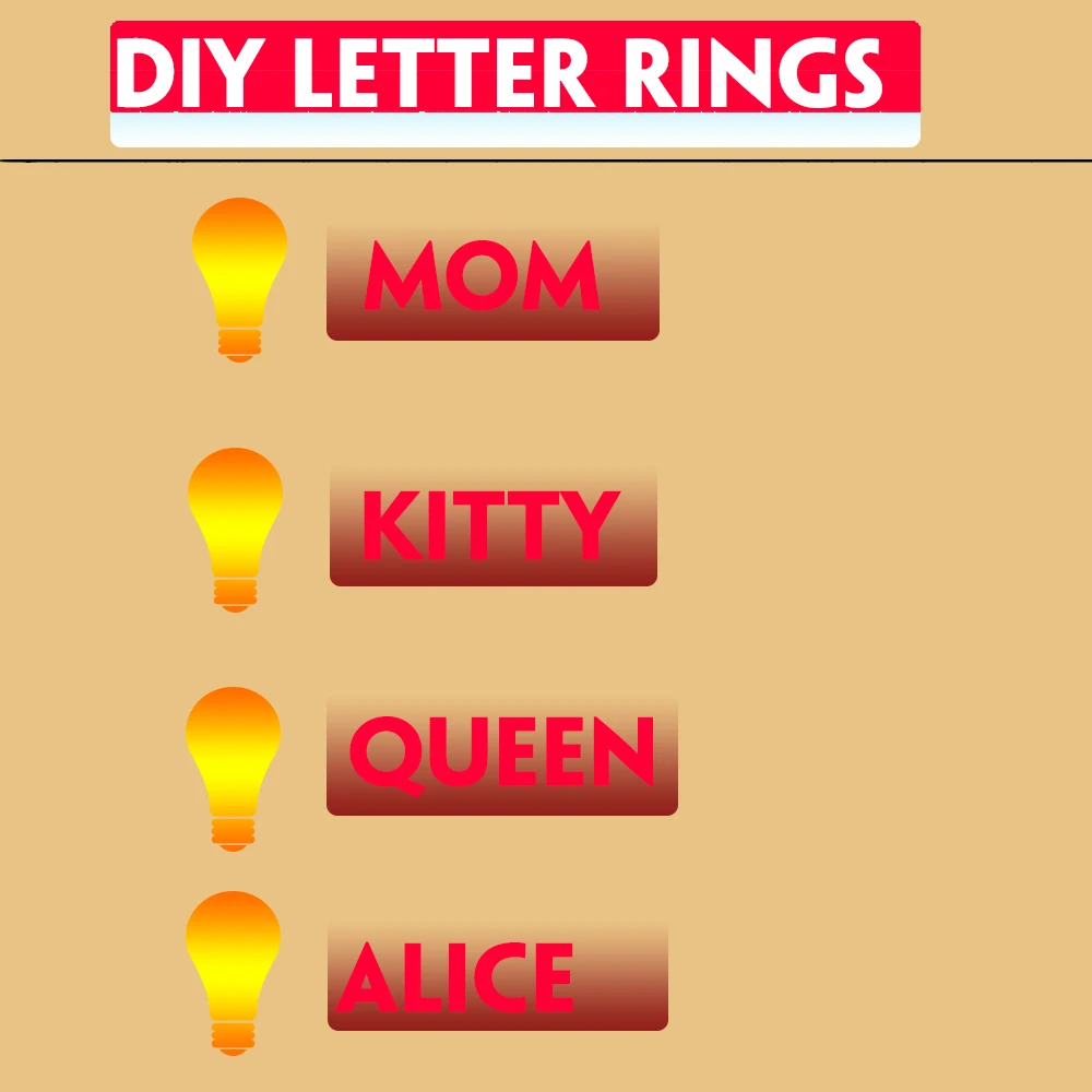 DIY rings