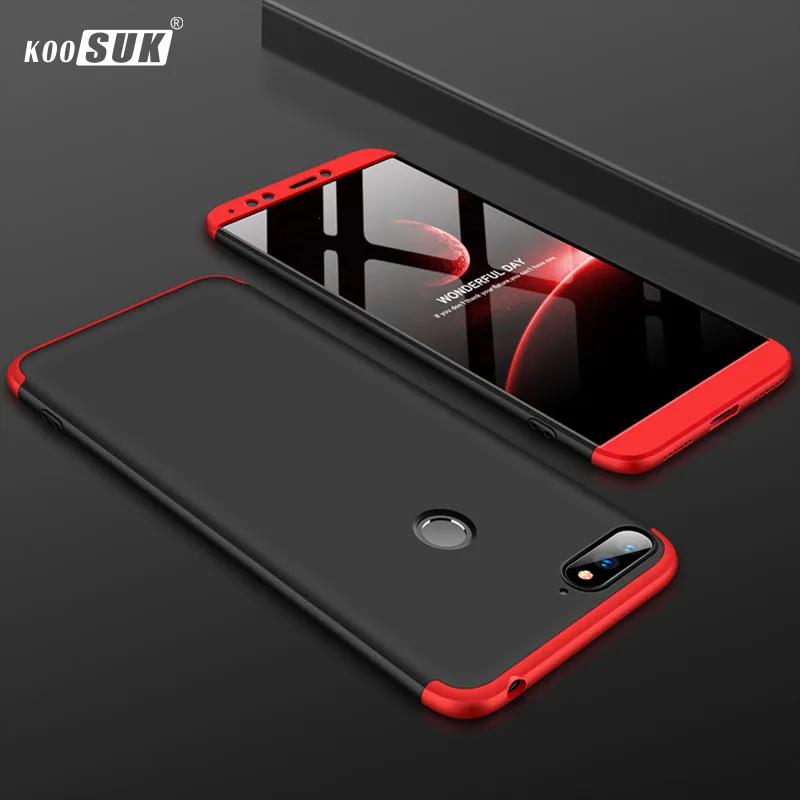

360 Full Cover Protection Case For Huawei Honor 7a Pro Cover Coque Honor7a 7C Phone Y6 Prime 2018 Enjoy 8E Cases With Tempered