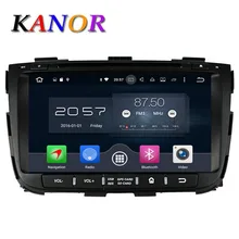 KANOR Octa Core Android 6.0 RAM 2G 32G ROM For KIA Sorento 2013 Car DVD Player GPS Radio WIFI Bluetooth Map USB Audio