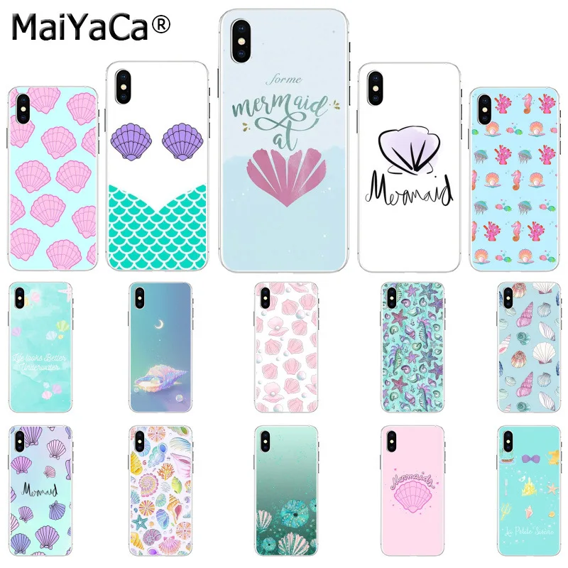 MaiYaCa Marine shellfish starfish Phone Cover for iphone SE 2020 11 pro X XS MAX 66S 7 7plus 8 8Plus 5S XR | Мобильные телефоны и