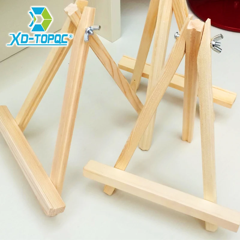 Pine Wood Drawing Artist Easel 24x18cm Smooth Table top Photo Advertisement Exhibition Painting Folder Small Wooden Easels WE03