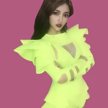 Белый костюм для джазовых танцев, костюмы для бара, диджея, танцоров, сексуальная одежда для ночного клуба, DS певица, Рейв, стразы, комбинезон, одежда для сцены, DN1266