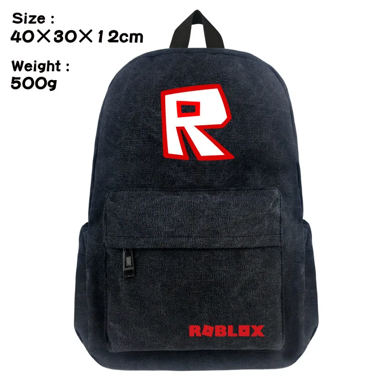 

Cartoon Game Roblox School Bag Backpacks Book Rucksacks Children's Back to School Gift Action Figure Toys For Kids Party