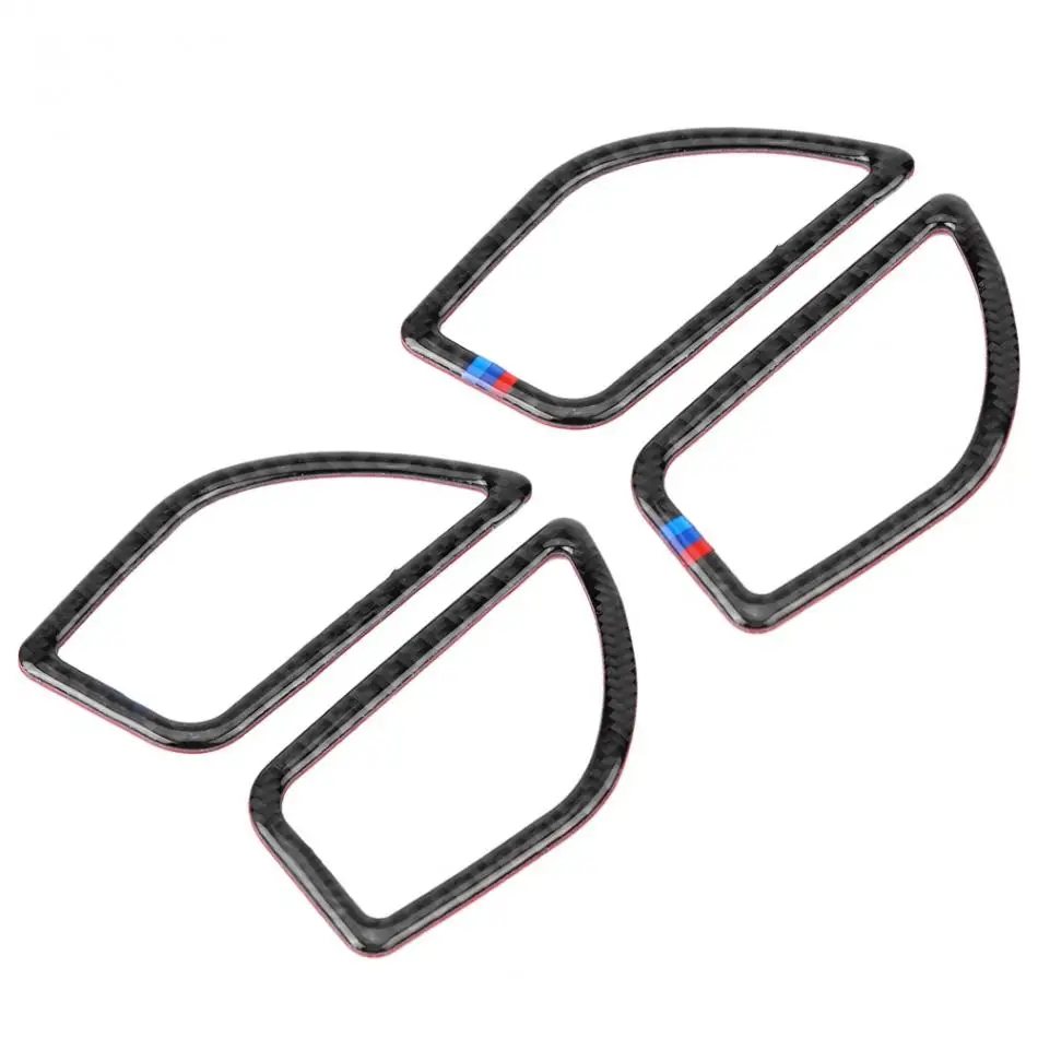 Tampa de Saída de ar para Carro Revestimento de Fibra de Carbono para Interior do Carro Peças Series 1 2020 2 Bmw F20 F21 10 2 peças, revestimento de fibra de carbono