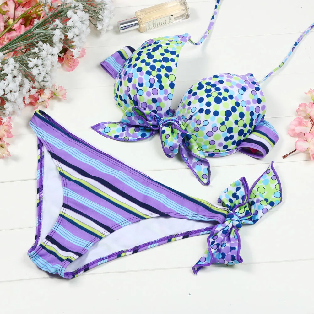 

Bikini 2019 Sexy Swimwear Bikini Set High Waist Brazilian Swimsuit Push Up Bikini Big Bust Swimwear Bathing Suit