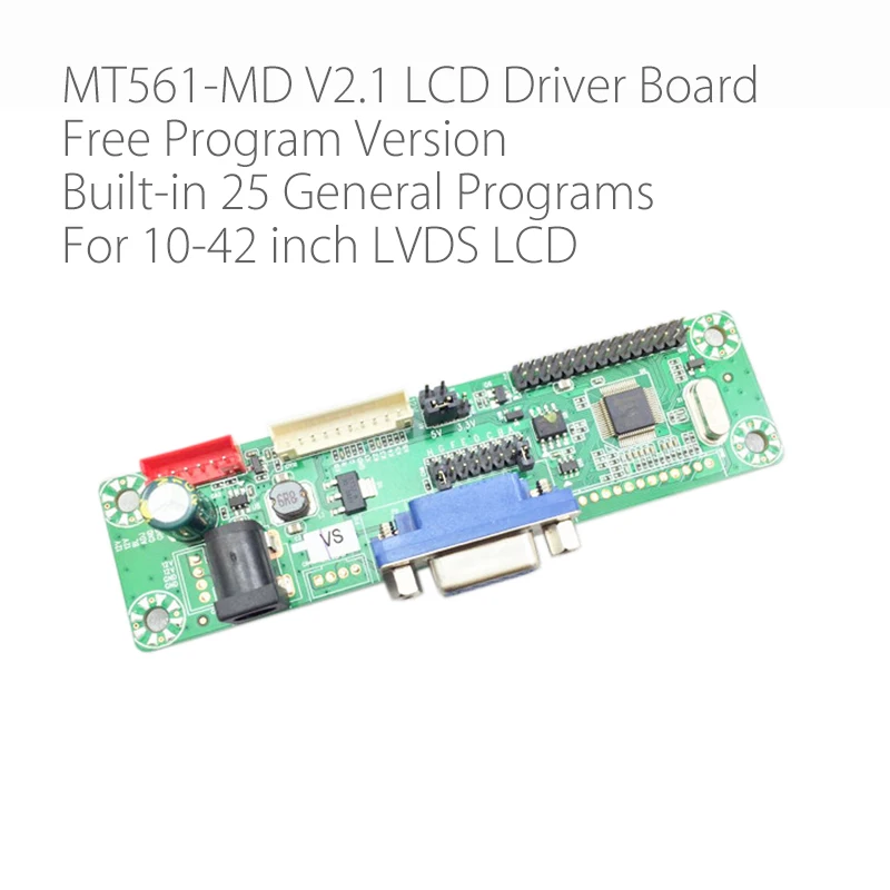 MT561-MD VGA LCD Controller Driver Board For 10/"~ 42/" LVDS Interface LCD Screen