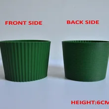 1000 шт./партия, изготовленная на заказ, силиконовая обертка с рукавами, керамическая кружка, рукава, индивидуальное кольцо и вертикальный Теплоизоляционный рукав