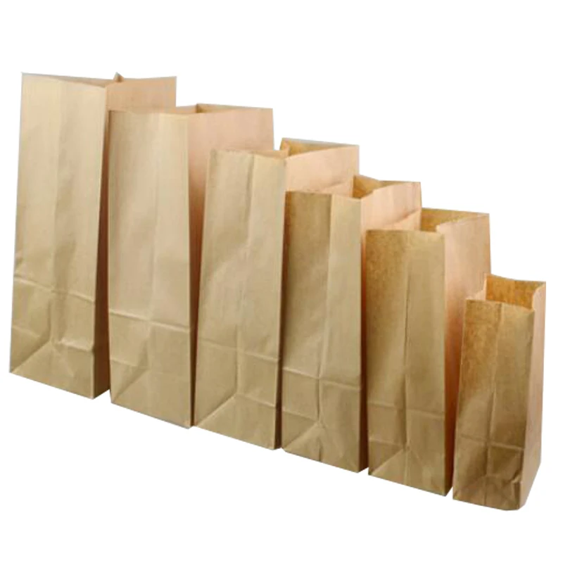 Упаковка из крафт-бумаги мешок гайки тост на вынос мешок 50 штук