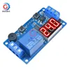 Minuterie numérique LED 12V DC, relais de Cycle, minuterie de retard, panneau de commande, interrupteur, déclencheur, Module Programmable pour voiture automatique avec Buzzer ► Photo 2/6