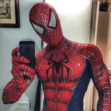 Raimi Spiderman Costume di Lycra Spandex 3D Stampa di Halloween Spiderman Cosplay Tuta Costume da Supereroe Zentai Suit