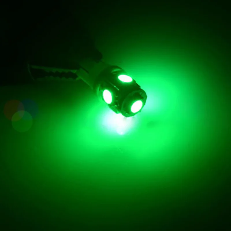 Lcare 10 шт. цветные T10 5 SMD 5050 LED 194 168 W5W Автомобильные Боковые клиновидные задние