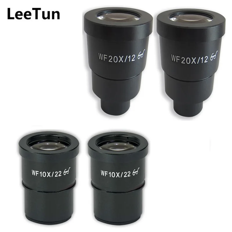 

WF10X WF15X WF20X WF25X WF30X One Pair High Eye-point Eyepiece Wide Field Optical Lens Ocular for Industrial Stereo Moicroscope