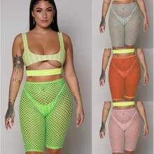 Сексуальный женский бикини с закрытой сеткой Открытый Высокая талия Средний брюки женский купальник бандо пляжный купальный костюм накидка пляжная
