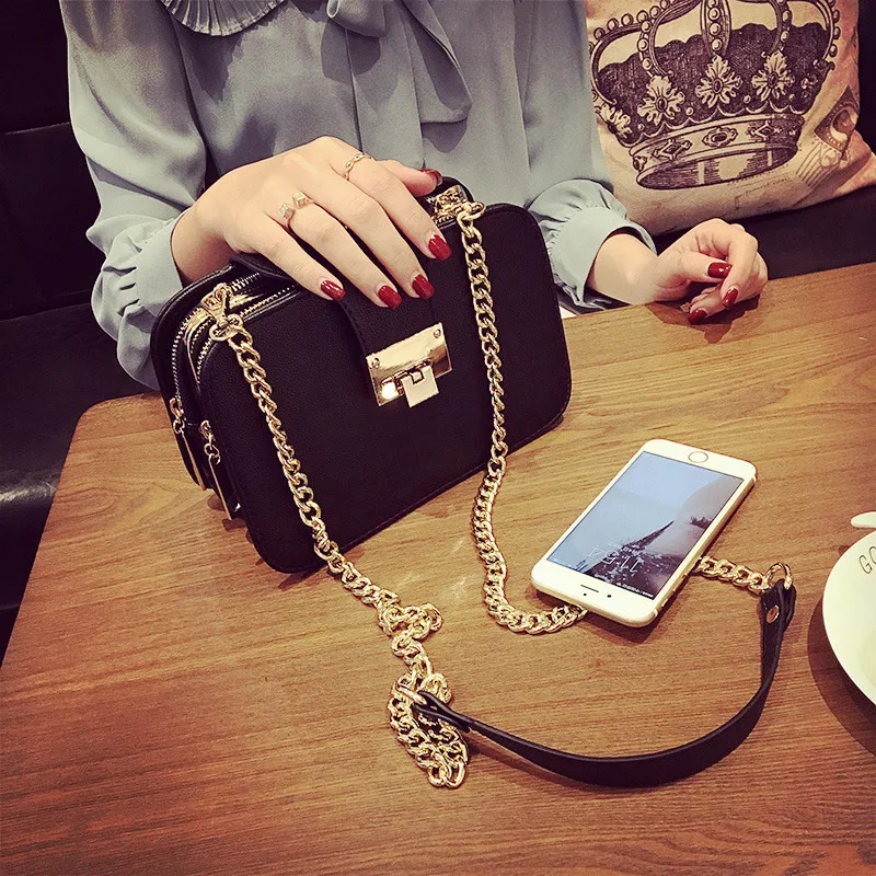 2017 Summer New Fashion Women Shoulder Bag Chain Strap Flap Messenger