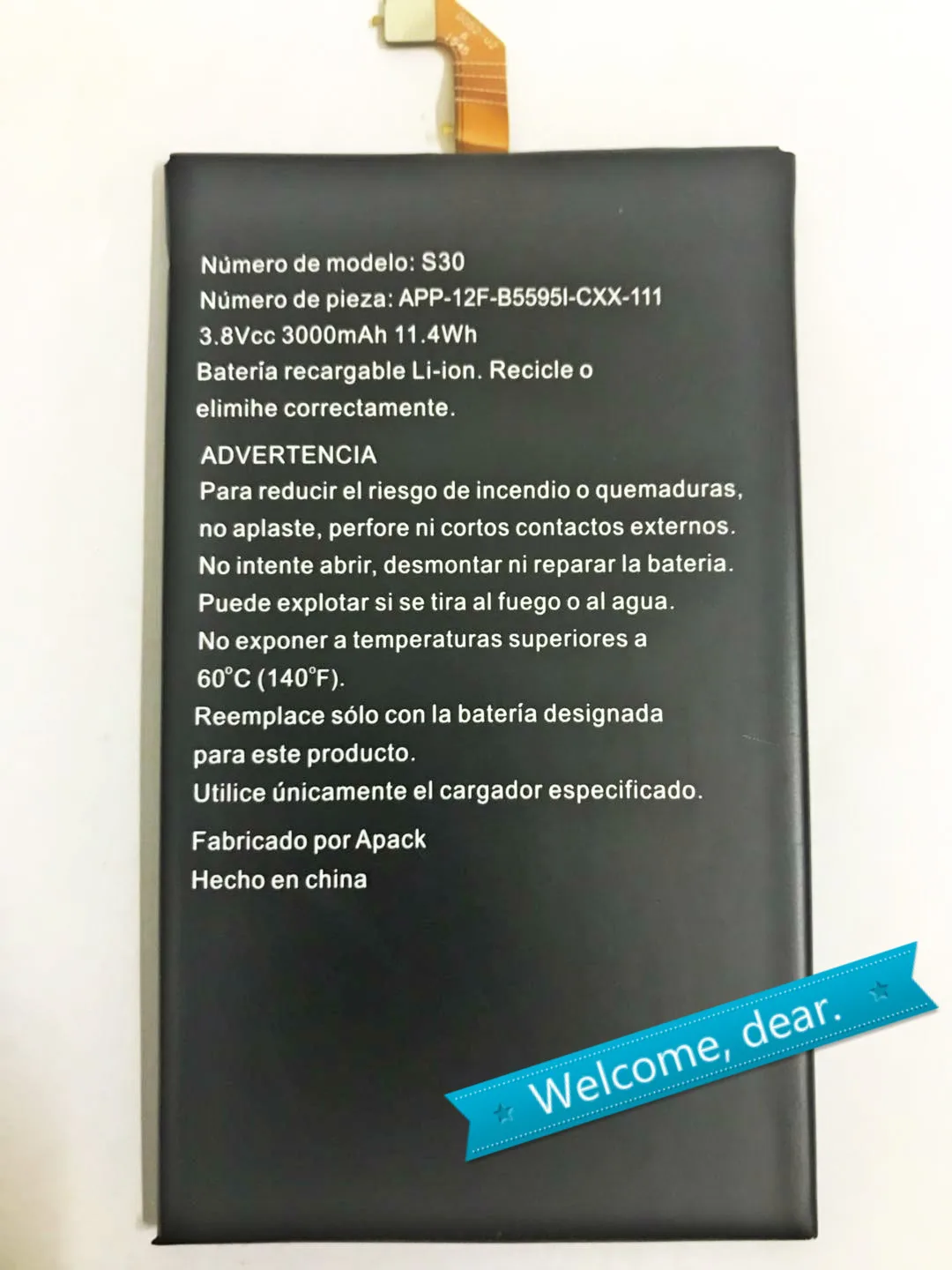 Matmcheady для гусеницы CAT S30 батарея 3000 mah APP-12F-B5595I-CXX-111 батареи 3000 mah