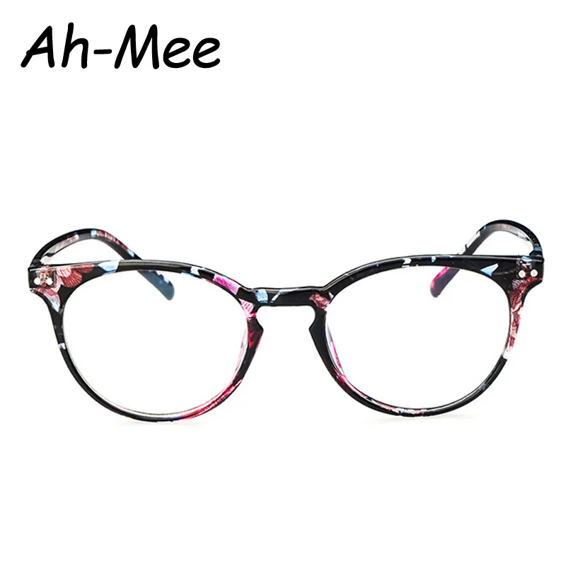 

2019 Vintage Glasses Frames Women Anti Blue Light Eyeglasses Frame Men Retro Cat Eye Clear Lens Eyewear Optical Spectacle