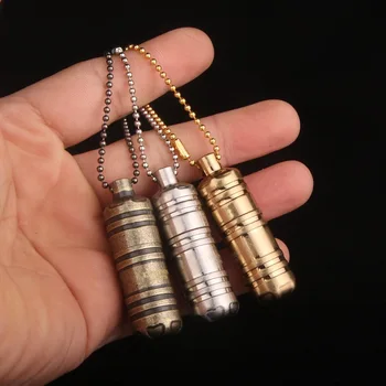 

50pcs/lot Key Chain Capsule Compact Kerosene Lighter Pocket Mini Gasoline Lighter Inflated Keychain Oil Lighter