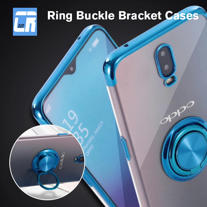 

Ring Buckle Bracket Phone Cases for Oppo R17 Cell Phone Back Cover Case for OPPO R17 Pro Stand Ring Magnetic Cover Phone Cases