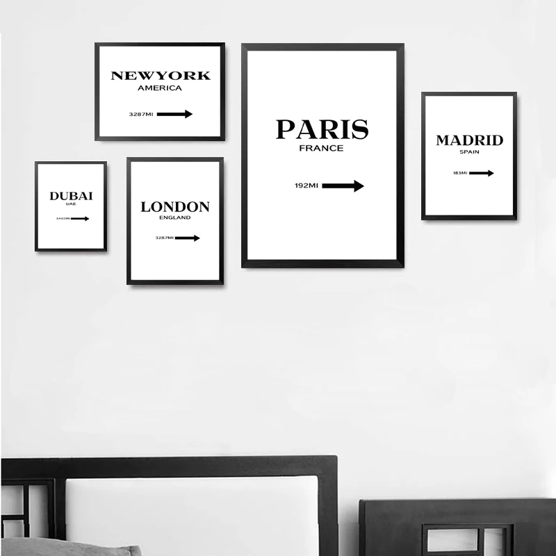 

Custom Destination Sign Wall Art Print Poster Gossip Girl Fashion Canvas Art Poster World City Wall Print HD2224