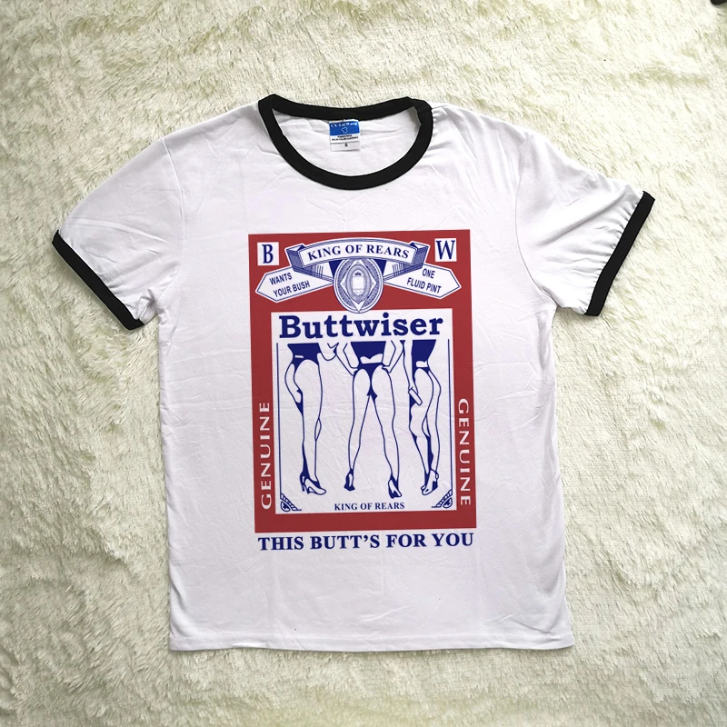 المتخلف Buttwiser هذا بعقب لك لطيف مضحك إلكتروني طباعة قصيرة الأكمام جولة الرقبة تي شيرت المرأة لينة فتاة تيز و القمم المتخلف Buttwiser هذا بعقب لك لطيف مضحك إلكتروني طباعة قصيرة الأكمام جولة الرقبة تي شيرت المرأة لينة فتاة تيز و القمم