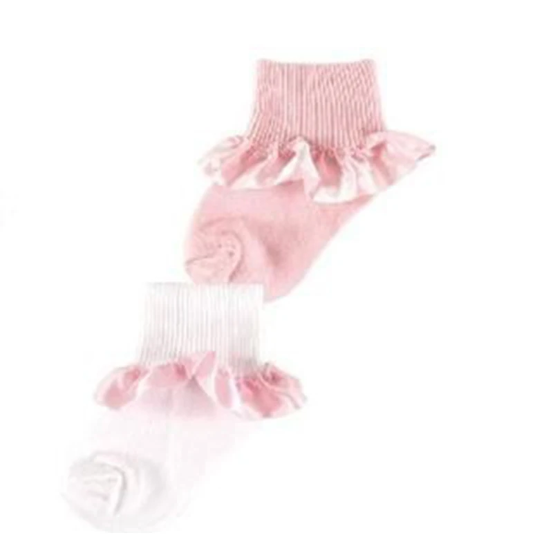 Luvable Friends 2 Pack Детские носки Красивые манжеты кружевной отделкой ребенок Girl для 0 36