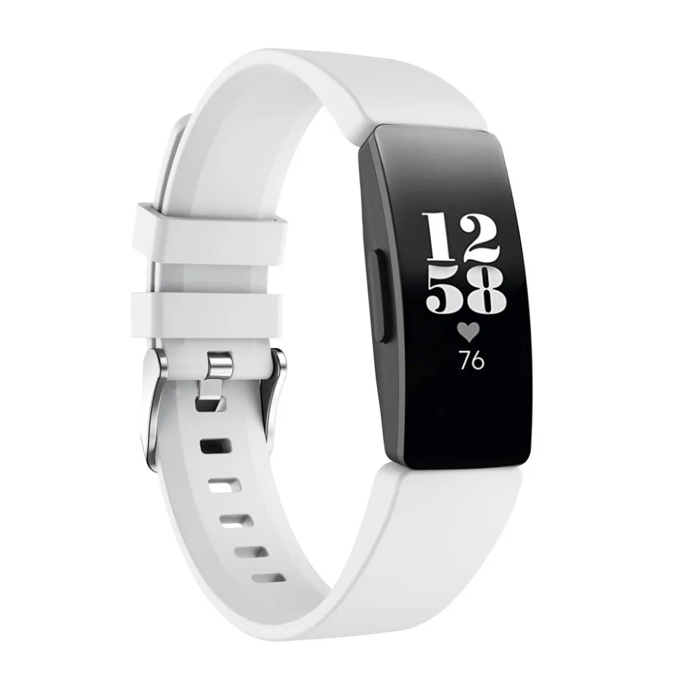 New Fashion Wrist Strap Sports Watch Band Silicone Bracelet Strap Band ForFitbit InspireInspire HR 233mm 40MR19 (37)