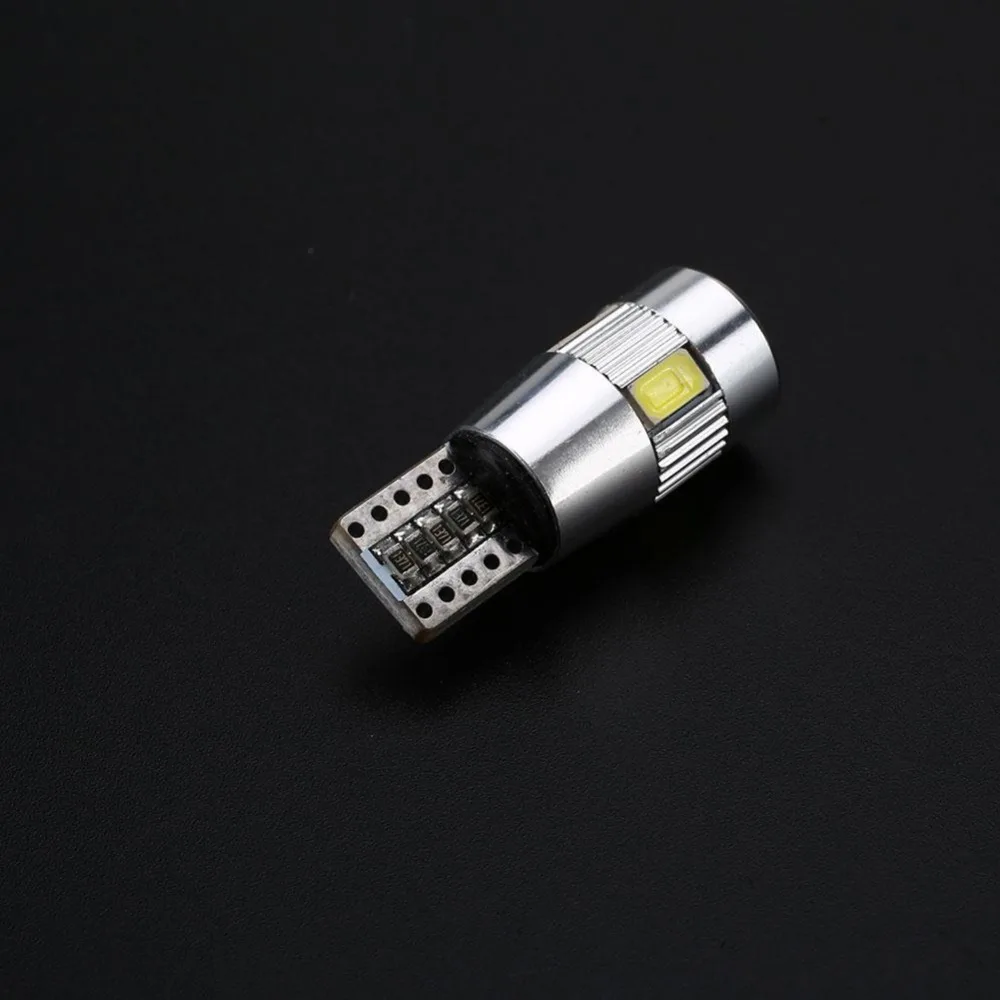 

6LED T10 W5W canbus no error SMD 5630 LED  Wedge Light High power led Side Bulb car parking Fog light auto clearance lamp 10 Pcs