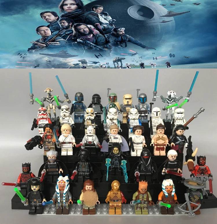 

Star Wars Imperial Hovertank Pilot SHORETROOPER DEATH TROOPER Wolfpack Clonetrooper mini figures Compatible legoe blocks toys