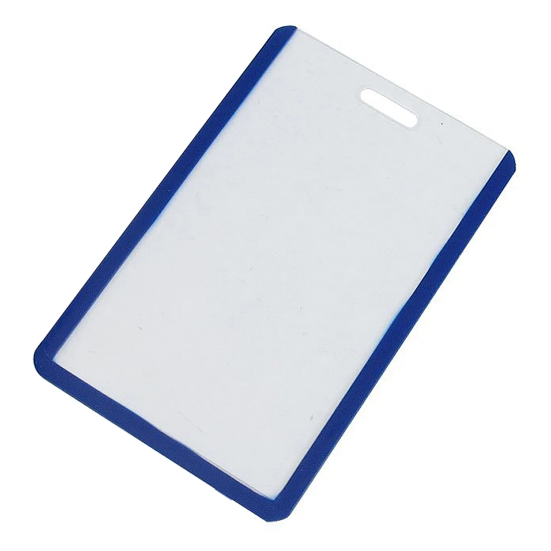 Доступный пластиковый вертикальный Бизнес ID держатель карточек, 10 шт, синий прозрачный