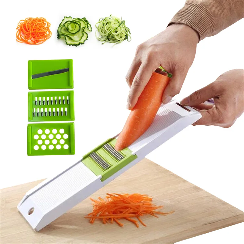 3 In 1 Kitchen Vegetable Slicer Cutter Slicer Potato Carrot Shredder