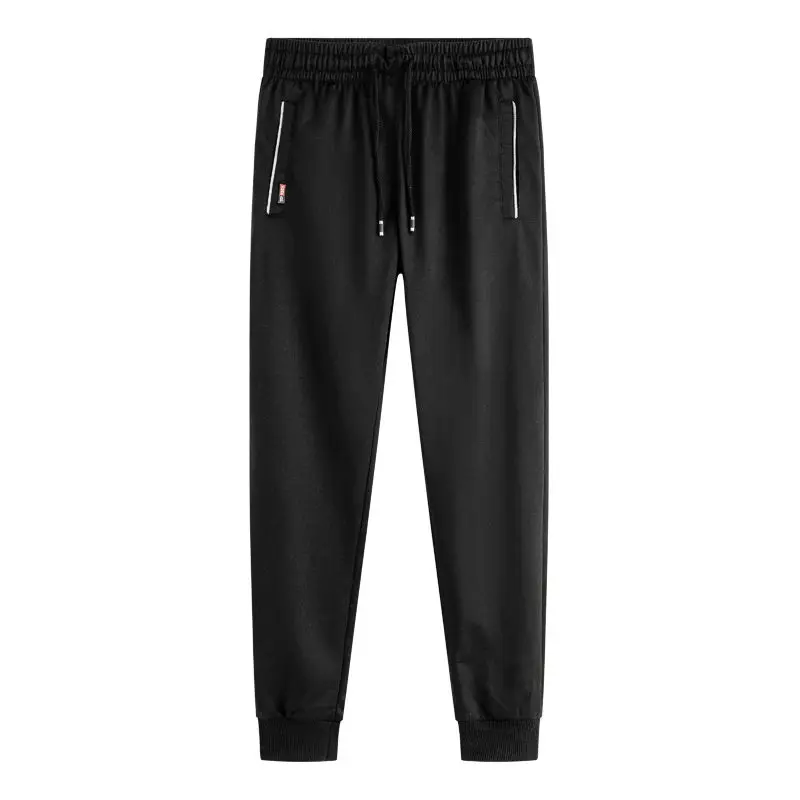 Men pants summer loose thin trousers keep cool in hot days causal male joggers size M 2