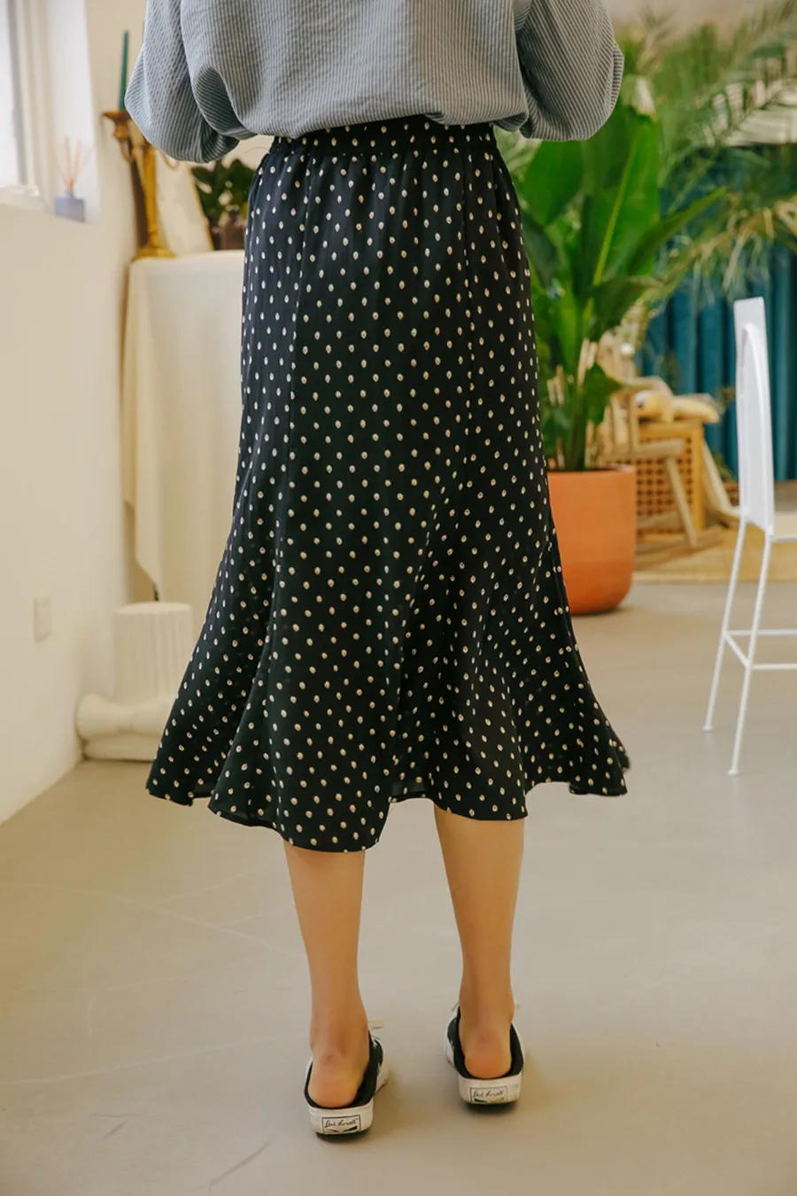 long skirt black_