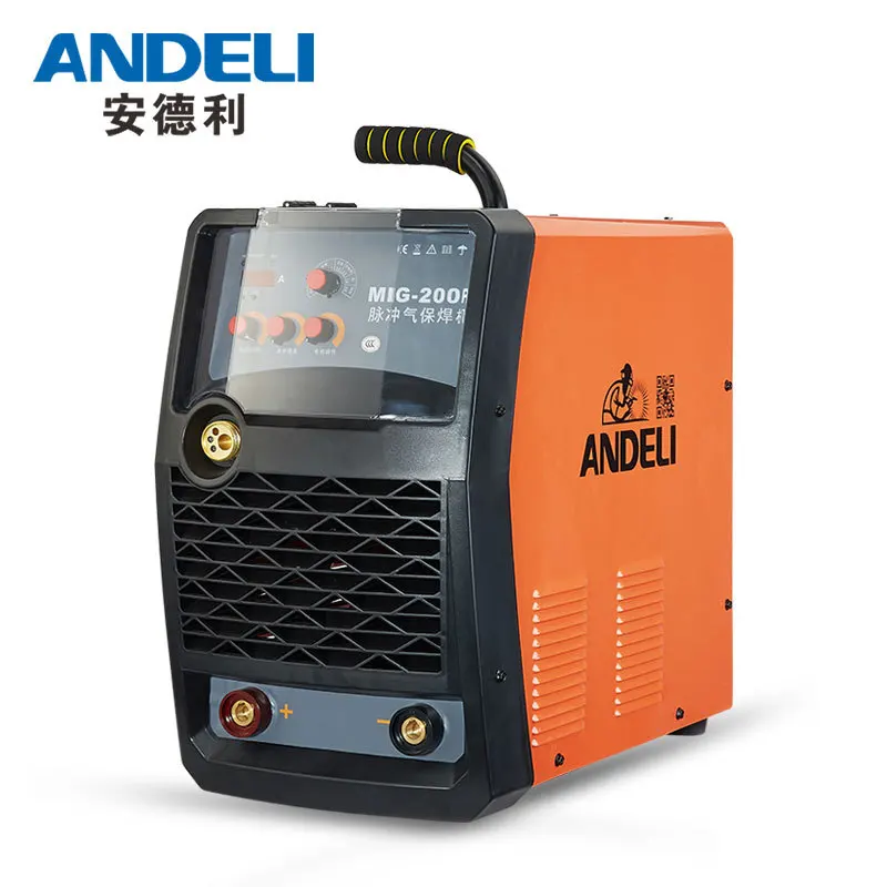 

High Frequency mig-200 igbt inverter co2 welding machine Pulse double protected welding 220V 380V gas protection aluminum welder