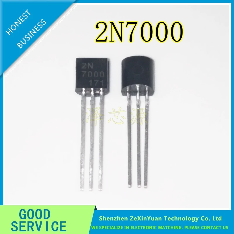 

50pcs/lot 2N7000 7000 TO-92 In-line transistor / small power triode