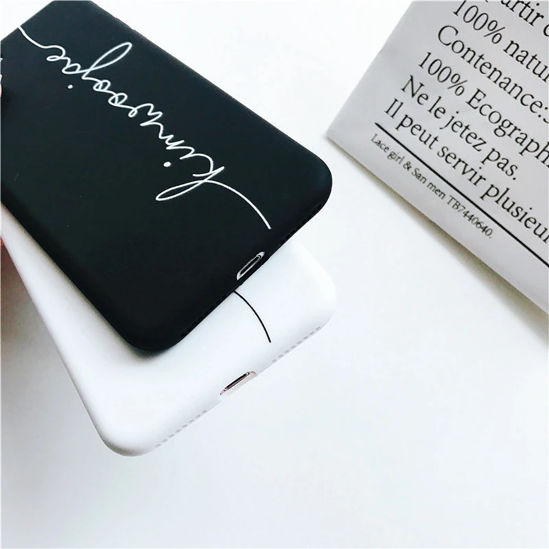 Pecinta Gratis Pengiriman HOCAYU Silicone Handphone Aksesori Penutup untuk Iphone X 6 6 s 6 Ditambah 7 7 Ditambah 8 8 Ditambah Putih Lembut Capa