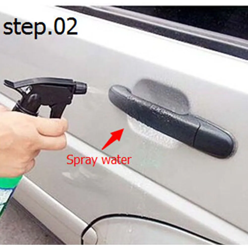 4/8PCS Transparent car handle protection film car exterior automotive