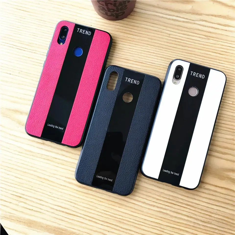 Luxury Leather Mirror Case For Huawei Honor 8X TPU Silicone + PC Plexiglass Hard Play View 10 9 Lite Cover Phone Cases |
