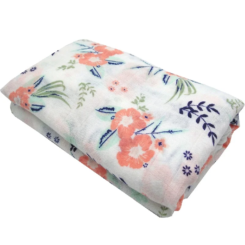 120x160cm 70% Bamboo Fiber 30% Cotton Muslin Baby Blankets Soft Blanket Bedding Swaddle Wrap For Newborn Swaddling Bath Towel | Мать и