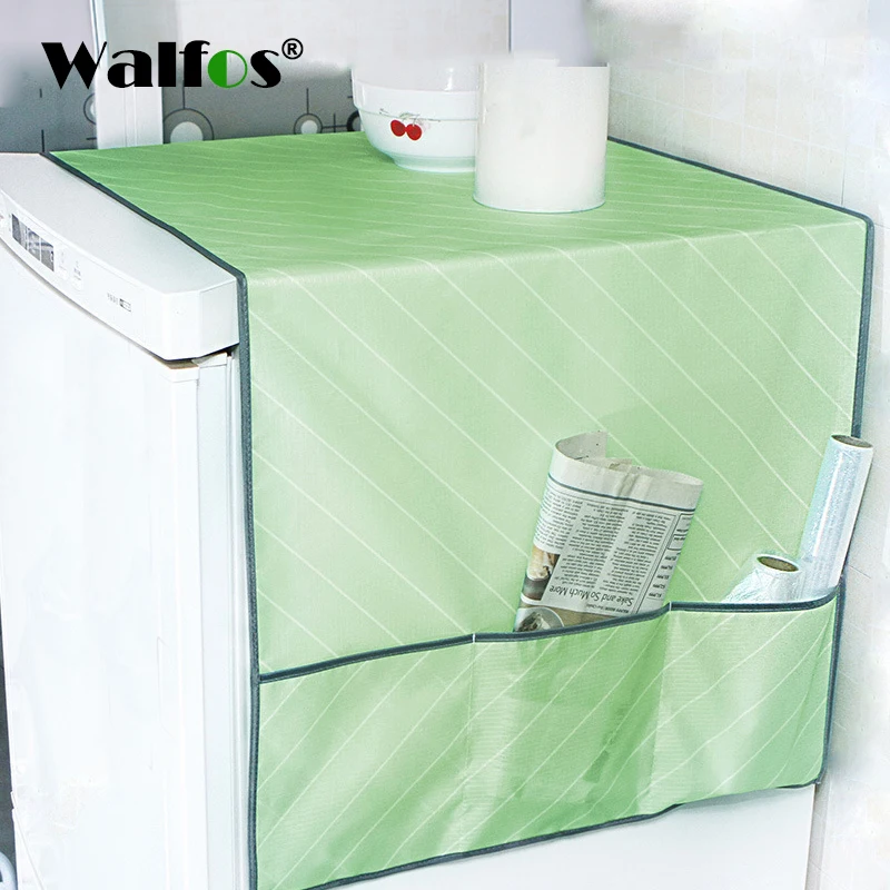 

WALFOS Household Waterproof Refrigerator Dust Cover With Storage Bag For Kitchen Washing Machine Accessories Supplies