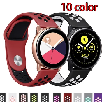 

Galaxy watch active For Samsung Gear s3 sport galaxy watch 46mm huawei watch GT huami amazfit bip Strap 20mm 22mm watch band