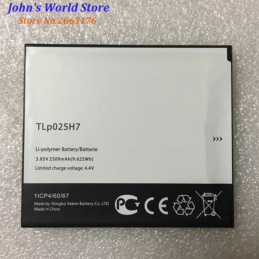 3 85 V 2500 мА/ч TLp025H1 & TLp025H7 для Alcatel OneTouch Idol 4 OT 5051X 5051D Батарея|Аккумуляторы мобильных